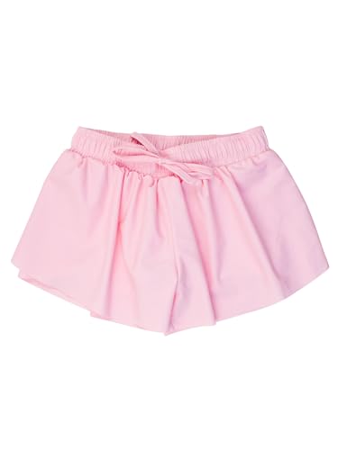 RuffleButts Girls UPF50+ Sun Protected Athletic Active Butterfly Flowy Shorts