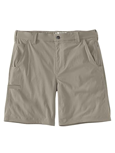 Image of Carhartt Men's Force Relaxed Fit Lightweight Ripstop Work Short, Greige, 30