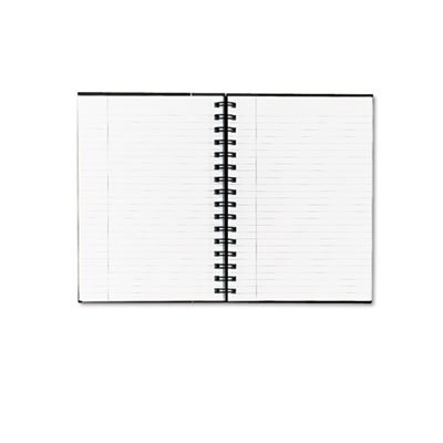 Royale Wirebound Business Notebooks, 1-Subject, Medium/College Rule, Black/Gray Cover, (96) 8.25 x 5.88 Sheets      Office Product