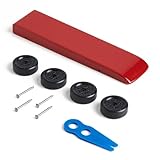 Pinewood Pro Pine Derby Car Kit | 10 Piece Set | Painted and Weighted | Red Shark | Includes PRO Wheel Spacer | Official Parts prepped for Speed | Optimal Center of Gravity