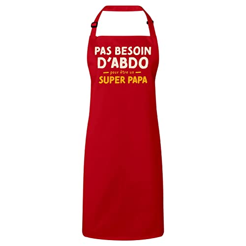 Tablier Cuisine Super Papa : le cadeau humour parfait pour la Fête des Pères et les barbecues