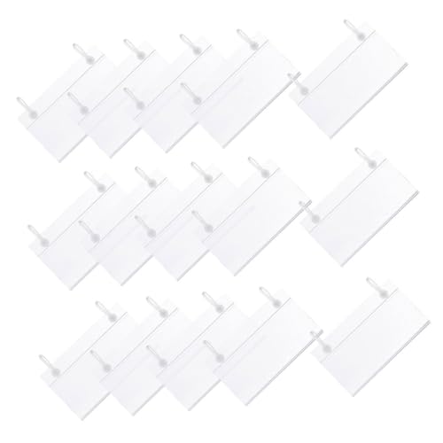 ASAKKURA 50個 ?札 タグ クリップ ?札 タグ ホルダー クリップ バスケット ラベル ホルダー 商品 サイン クランプ サイン