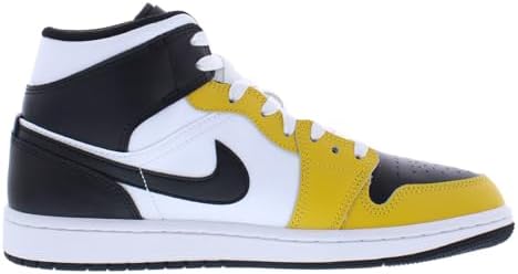 NIKE Air Jordan 1 Mid (DQ8426-701, ocre amarelo/branco/ocre
