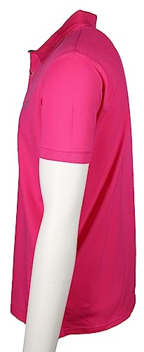 GANT Herren Contrast Collar Pique SS Rugger Polohemd, Hyper PINK, XXL