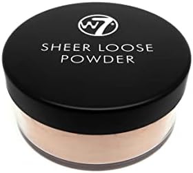 W7 Sheer Loose Face Powder - Ultra-Fine Setting Powder For Long-Lasting Makeup (Honey)