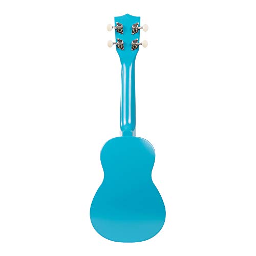 Makala Soprano Shark Series Ukulele, Mako Blue - Les Beatles, Paul McCartney, John Lennon, RIngo Starr, George Harrison Makala Soprano Shark Series Ukulele, Mako Blue – Image 3
