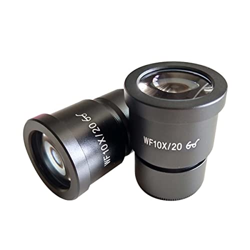 Microscope WF10X 20mm Wide Angle Stereo Microscope Eyepiece Lens, 30mm Micrometer Reading Scale(1pcs 30.5mm Interface)