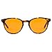 the HEALTH LISTS THL Lunettes anti-lumière bleue pour un meilleur sommeil – Filtre ambré orange anti-fatigue oculaire – Monture ronde classique (tortue) Regular