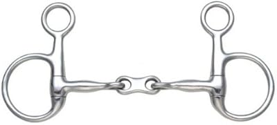 William Hunter Equestrian Hanging Cheek/Filet Baucher/Half Cheek Loose Ring, French Link Snaffle Bit Size: 6