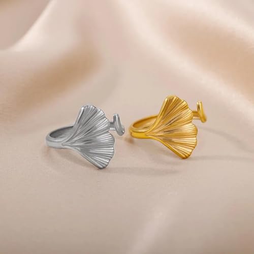 Anneaux bague ajustement ouvert pour couples et look minimaliste