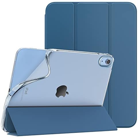 TiMOVO Funda Compatible con iPad 10ª Generación 10,9 Pulgadas 2022, Gris Azul Cover