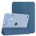 Produktbild TiMOVO Hülle für iPad A16 11. Generation 11 Zoll 2025, iPad 10. Generation 2022 10.9 Zoll, Schlankes Weiches Gefrostetes Transluzent TPU Schutzhülle, Auto Schlaf/Aufwach, Grau Blau