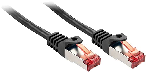 LINDY 7.5m Cat.6 S/FTP Network Cable, Black, W128457298 (Cable, Black)