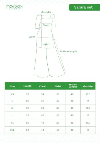 Image of MOKOSH Women's Silk Embroidery Peplum Kurta Sharara with Dupatta | Anarkali Kurta Set | Sweetheart Neck Full Sleeve Ethnic Suit | 3 Piece Outfit | Indian Kurta Outfit With Sharara