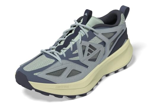 adidas Women's Kantai Trail Sneaker, Halo Mint/Shadow Navy/Wonder Blue, 8