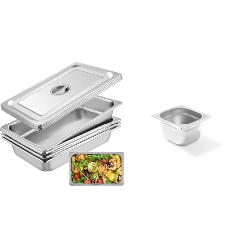 Bac gastronorme GN 1/6 HENDI et plats à four en acier inoxydable VEVOR