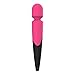 Velocity Massage Wand - Waterproof, Wireless, Powerful Vibration - Personal Therapeutic Massager (Pink)