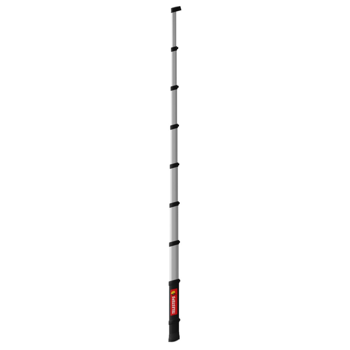 Scala telescopica 2,6m di TELESTEPS I Made in Sweden I Prime Line I Scala di qualità compatta con design premium brevettato I Corrimani triangolari I EN 131 certificata I 72226-541