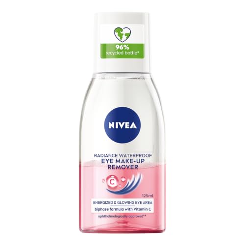 NIVEA Radiance Waterproof Eye Make-Up Remover, 125 ml