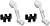 PRIME-LINE H 3962 Universal, Diecast, White, Folding Crank Handle for Casement Windows (Single Pack) (Pack of 2)