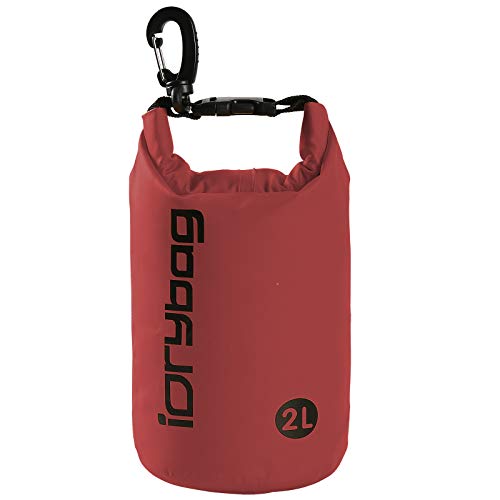 IDRYBAG Dry Bag for Kayaking Waterproof 2L/5L/10L/15L/20L, Small Dry Sack Waterproof Bag for Boating