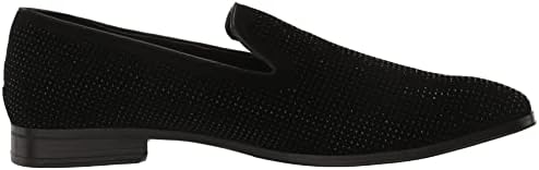 Stacy Adams Men's Suave Rhinestone Slip On Loafer, Black, 11 | Image 5