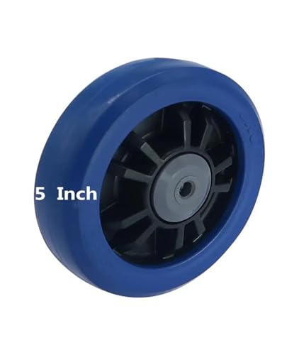 Roue en caoutchouc résistant de 4 pouces pour chariot moyen robuste - 3