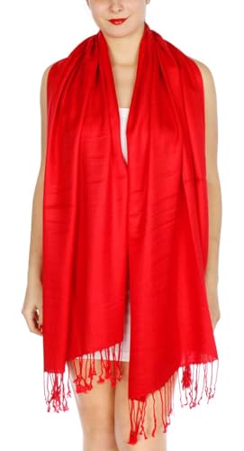 SERENITA Pashmina Shawls Wraps for Women. Dress Cover Up Formal. Cashmere Feel Wrap for Evening Dress.4