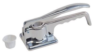 Pill Crusher Hand Operated Push Down Mechanism Chrome - Item Number 5712MEA