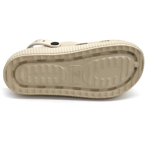 Image of SVAAR Fashionable Comfortable Lightweight Platform Heels Clogs for Women's | Cushioned Footwear | Lightweight Slip-ons | Waterproof Sandals for Women