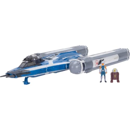 Star Wars™ Micro Galaxy Squadron BTL-B Y-Wing - 5-inch Vehicle with Two 1-Inch Micro Figure Accessories