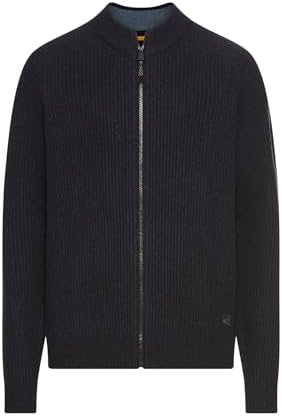 camel active Herren Strickjacke aus Reiner Lammwolle | Weiche hochwertige Strickjacke aus reiner Wolle im bequemen Fit für Freizeit und Alltag