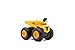 CAT Construction Toys, Tough Treads Dump Truck - 7” All-Terrain Vehicle with 4-Wheel Drive, Interactive Lever, and Real Dump Bed, Ages 5+