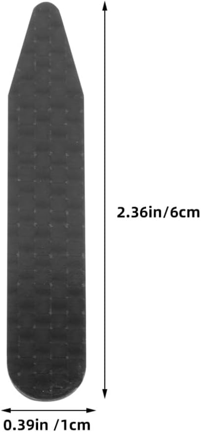 VALICLUD 2pairs Collar Stays for Men Bend-resistant Shirt Collar Holders Design for Formal Wear and Everyday Use