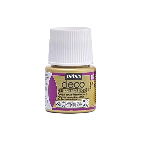 Pébéo Deco Peinture Nacré Or 45 ml Cover