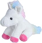Wild Republic Pocketkins Unicorn Plush, Stuffed Animal, Plush Toy, Kids Gifts, Unicorn Party Supplies, White, 5"