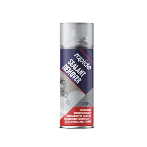 PEBBLE HUG Silicone Sealant Remover Non-Toxic Easy To Use Ideal For Showers Baths Sinks Toilets And More Repairs Quick Action DIY enthusiast (250ml 1Pcs)