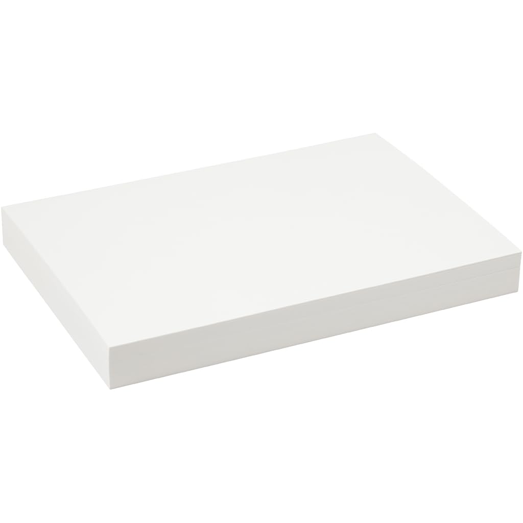 Papel para acuarela A4 de 200g y 100 hojas de 21x30 cm