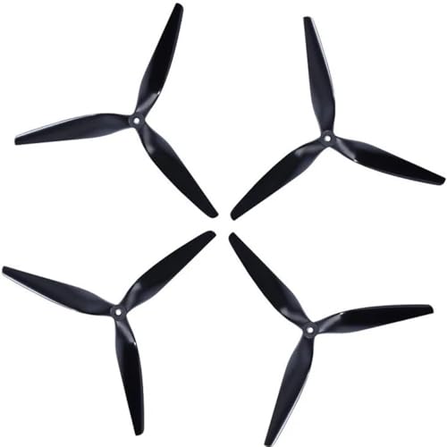 Paletas de tres hojas de 10 pulgadas 10X5X3 par de helices CW y CCW para drones de carreras