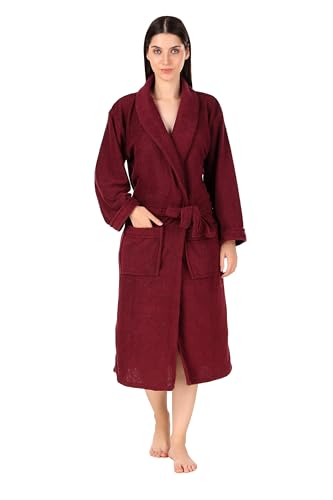 Image of Men's /Women Bath Robe | Full Sleeve Cotton Bathrobe - Suitable for Birthday /Anniversary /Diwali /Couple /wedding Gift | 250 GSM