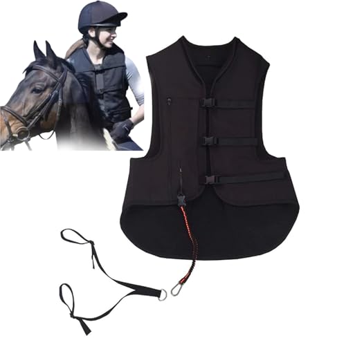 Chaleco de airbag para equitación y motociclismo, chaleco de seguridad inflable ligero con protección anticaídas para deportes todoterreno