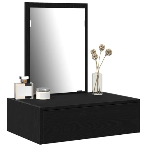 VidaXL Mesa Tocador Negro 60 x 40 x 70 cm