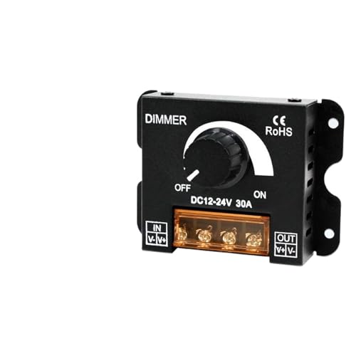 Led linear light knob dimming controller low voltage 12 volt luminous character brightness remote control adjustment DC 24V(Sync