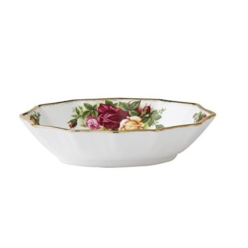 Generico Royal Albert - Centro ovalado de porcelana, 14 cm, colección Old Country Roses