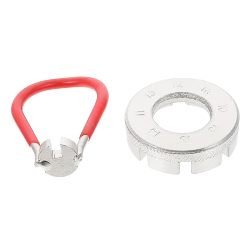 BRIGHTFUFU Essential Cycling Accessories 8-Piece Bike Spoke Wrench Set for Safe Daily Rides