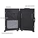 Sindermore 28-inch Aluminum Checked Suitcase: Silver - Full Metal Shell - Crush-Resistant & Burst-Proof, TSA Lock & Spinner Wheels for Business Travel - Men Women
