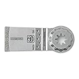 Fein E-Cut Diamant Sägeblatt (Aufnahme Starlock Plus, Maße 35x50 mm, saubere Schnittkanten in CFK-/GFK-Materialien) 63502193210