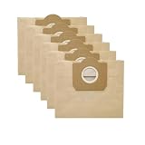 Sacchetti di carta per aspirapolvere, compatibili con Karcher WD3, WD3300, MV3, SE4001, SE4002, 6.959-130, A2200, A2500, A2600, A2900, sacchetti per aspirapolvere (6 pezzi)