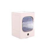 DieffematicKTY Aire Acondicionado Portatil Mini Air Cooler Portable Small Fan High Wind Air circulation Fan Bench Top Air conditioning Fan (Color : Pink)