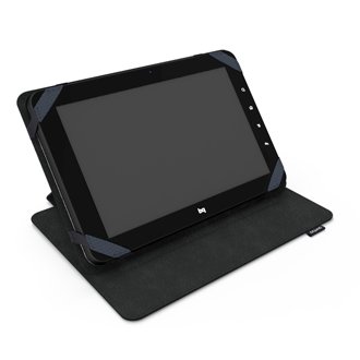 BQ CasePAD Newton - Funda Newton Livingstone, Color Gris/Negro